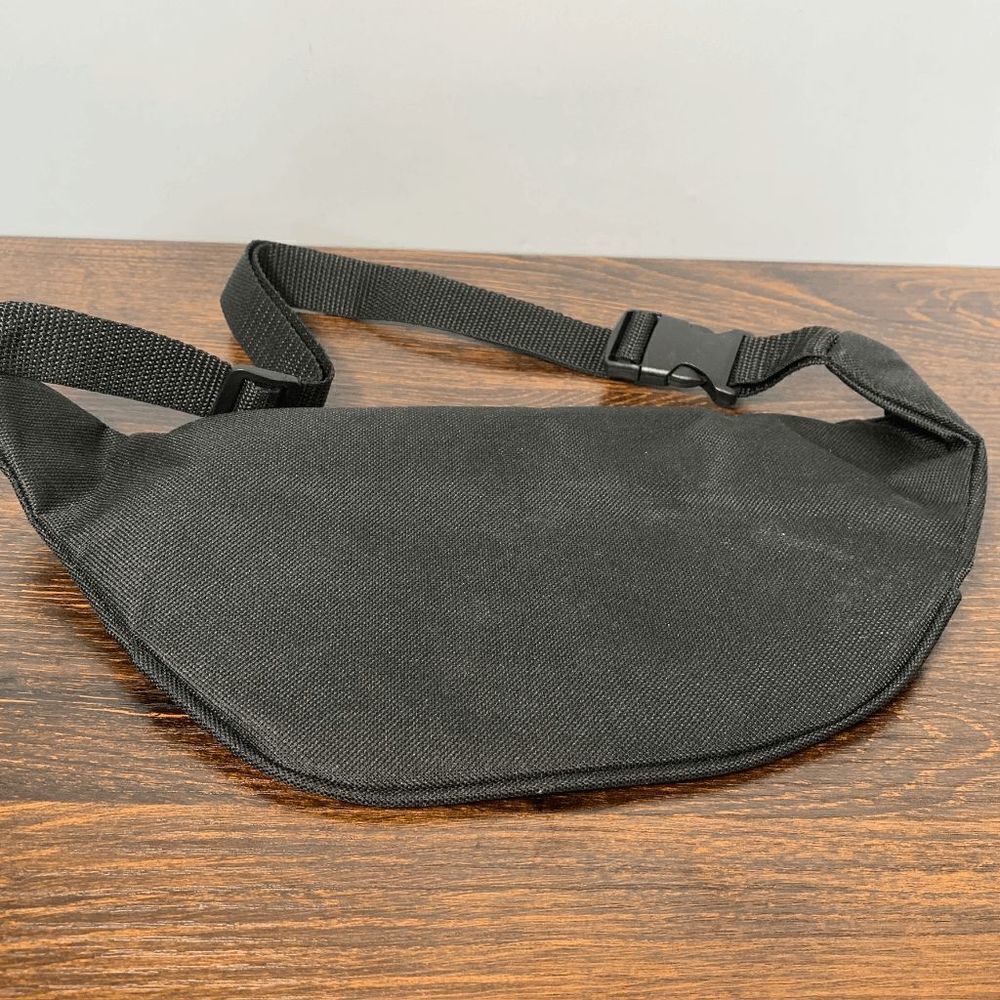 NWOT Dancing Diva Gold Lettering Adjustable Strap Pack Waist Bag Black - Picture 2 of 5